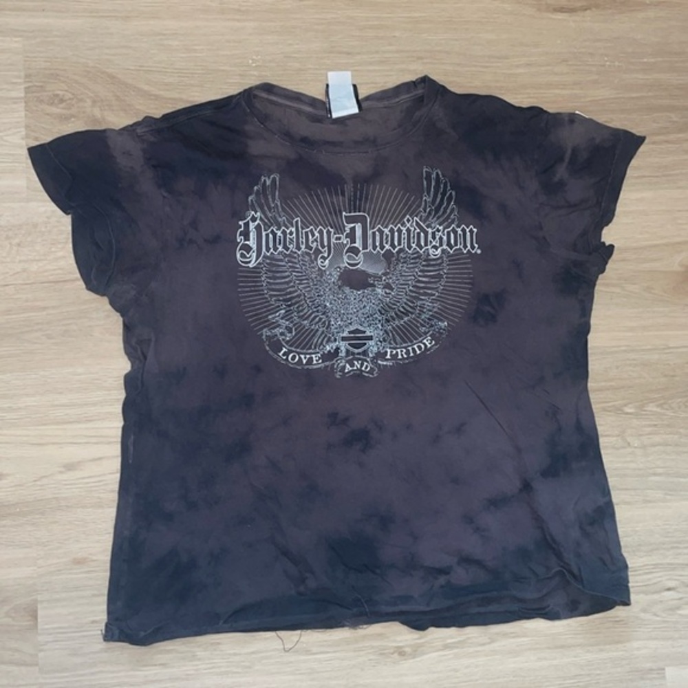Vintage Harley Davidson tee / woman’s oversized large .